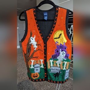 Cute Halloween Vest Easy Themed Costume